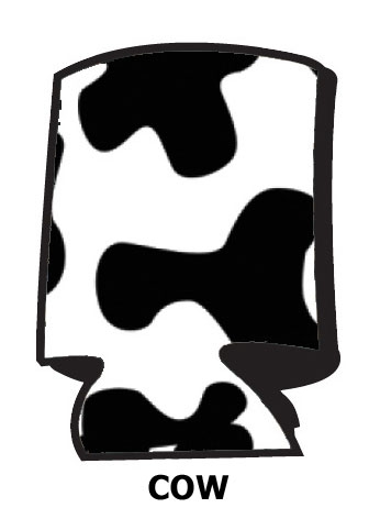 1003X-Cow Party Series Can Cooler with Custom Imprint